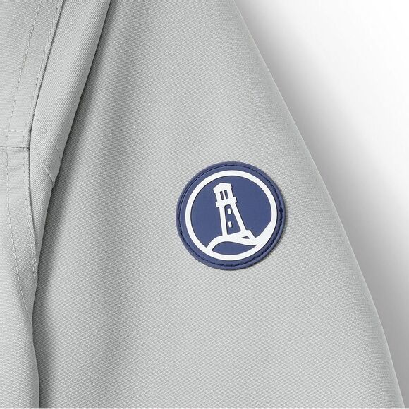 Land's End Expedition Coat Waterproof Down 600 fill Faux Fur Hood Fog Color MP - Picture 3 of 17